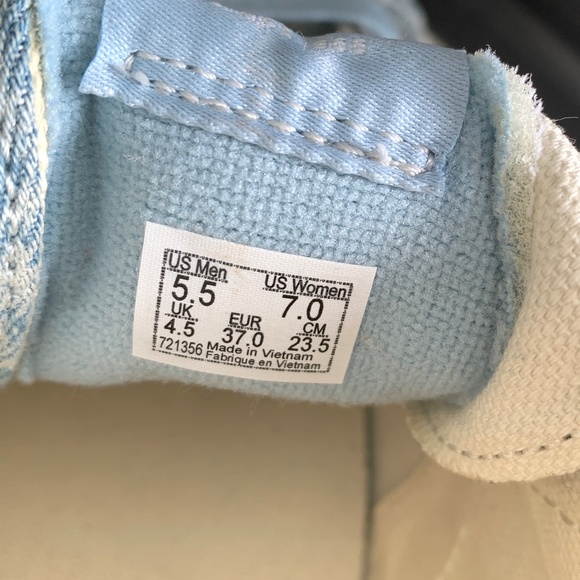 New Vans SK8-Hi Tapered Denim Sneakers Size 7 - Picture 8 of 8